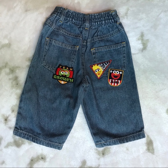 Vintage Sesame Street Denim Jeans - Picture 1 of 4